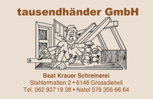 tausendhänder GmbH, Beat Krauer Schreinerei
